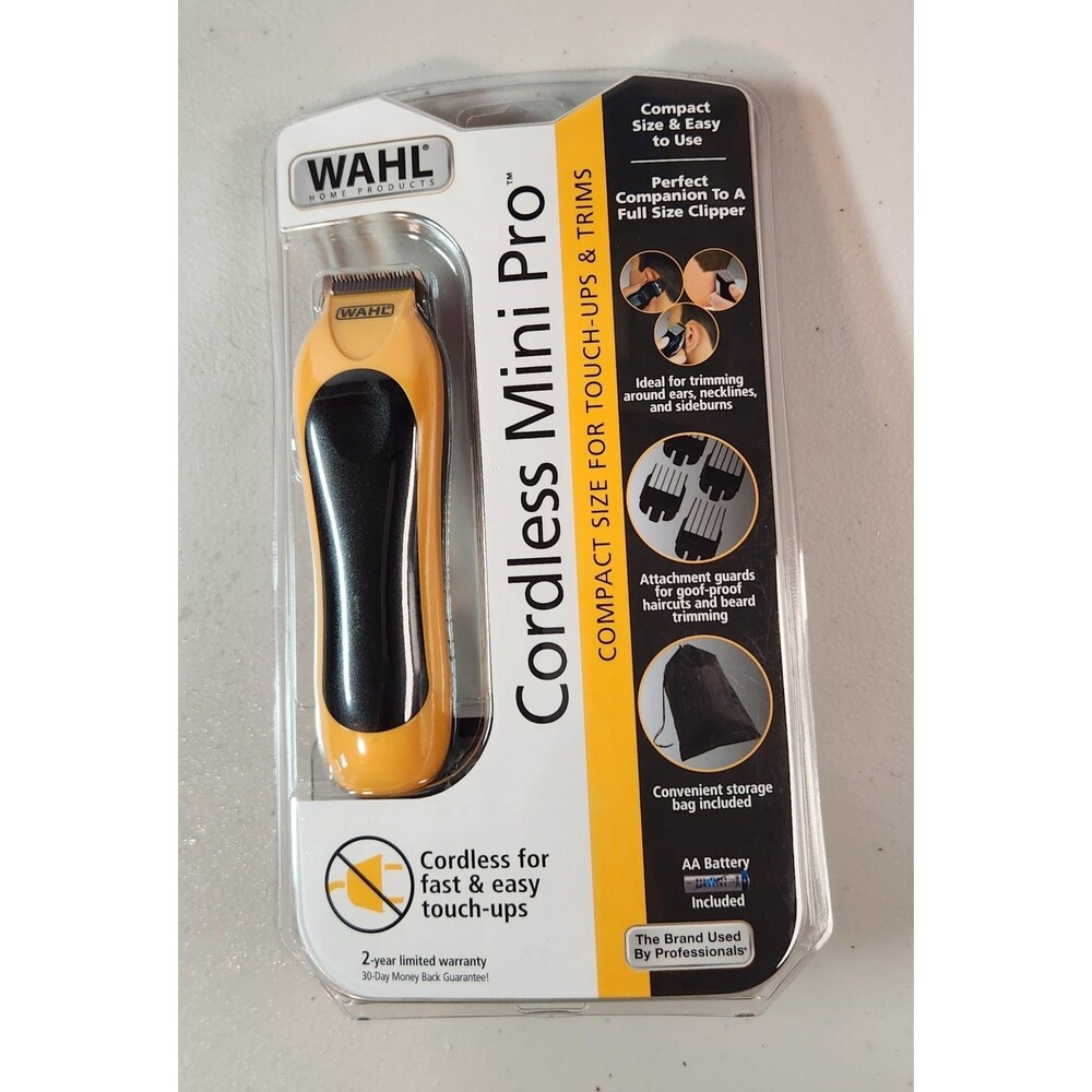 WAHL Cordless Mini Pro Compact Touch-Ups & Trim 15 Piece Precision Trimmer